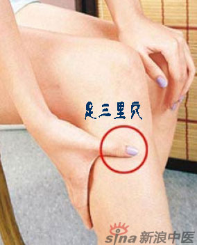 點擊將在新窗口查看全圖 自灸“足三里” 助你長命百歲